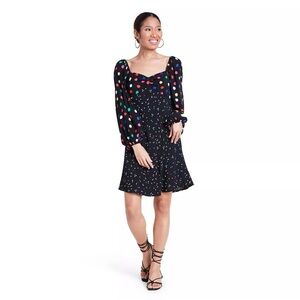 Rixo for Target Puffed Sleeve Mini Dress